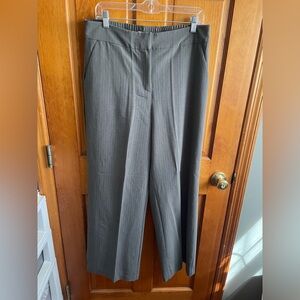 Chic Wide Leg Gray Women's Pants